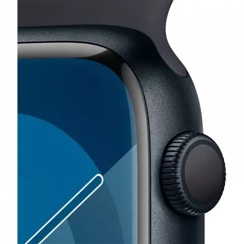 ساعت هوشمند اپل واچ سری 9 مدل 41MM Midnight Aluminum Case با بند اسپورت مشکی
