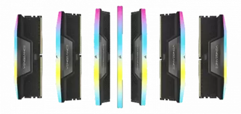 رم دسکتاپ (16GB*2) 32 گیگابایت Corsair مدل VENGEANCE RGB DDR5 6000MHz