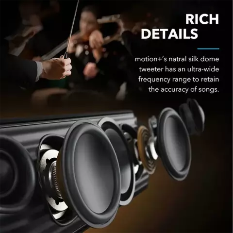 اسپیکر قابل حمل ANKER مدل Soundcore Motion Plus A3116