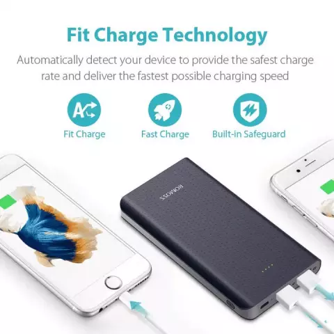 پاور بانک 10000میلی آمپر ساعت Romoss مدل SENSE 10 PHP10