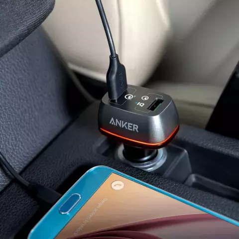 شارژر فندکی خودرو ANKER مدل POWER DRIVE PLUS 2