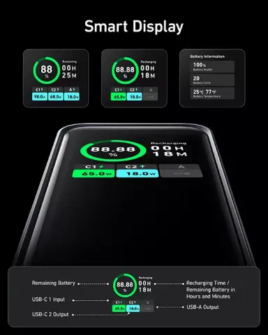 پاوربانک 20000 میلی آمپر ساعت Anker مدل Prime A1336