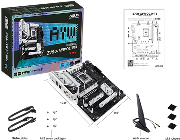 مادربرد ASUS مدل Z790-AYW OC WiFi