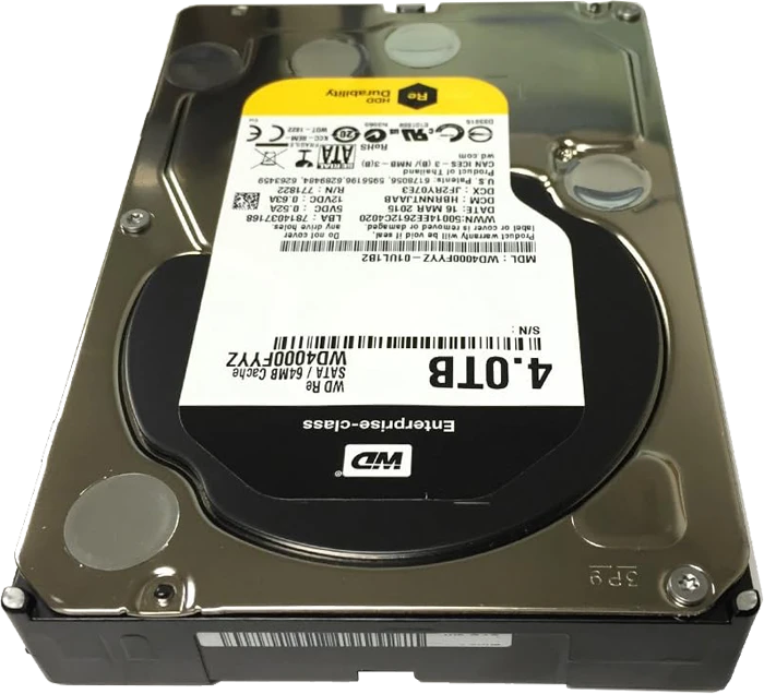 هارد اینترنال 4 ترابایت WD مدل Black WD4000FYYZ