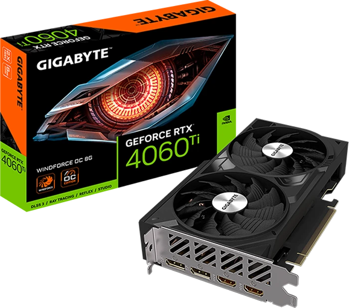 کارت گرافیک GIGABYTE مدل GeForce RTX 4060 Ti WINDFORCE OC 