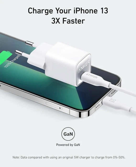 شارژر دیواری 30وات Anker مدل 511 Nano 3 