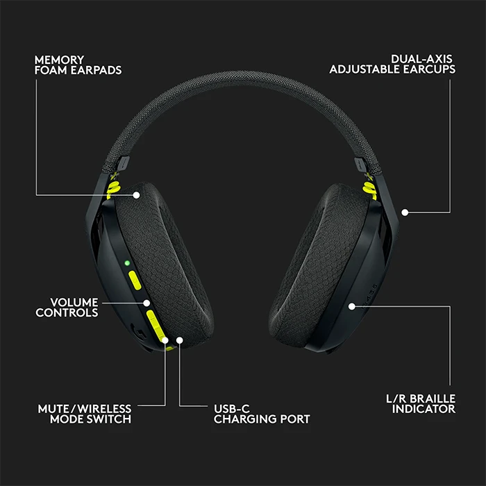 هدست بی سیم گیمینگ Logitech مدل G435