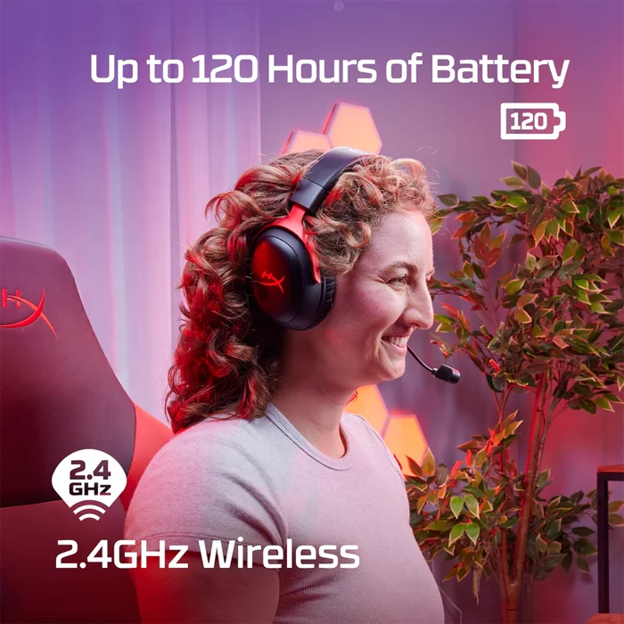 هدست بی سیم گیمینگ HyperX مدل Cloud III