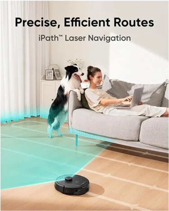 جاروبرقی رباتیک Eufy مدل L60 Hybrid SES T2278