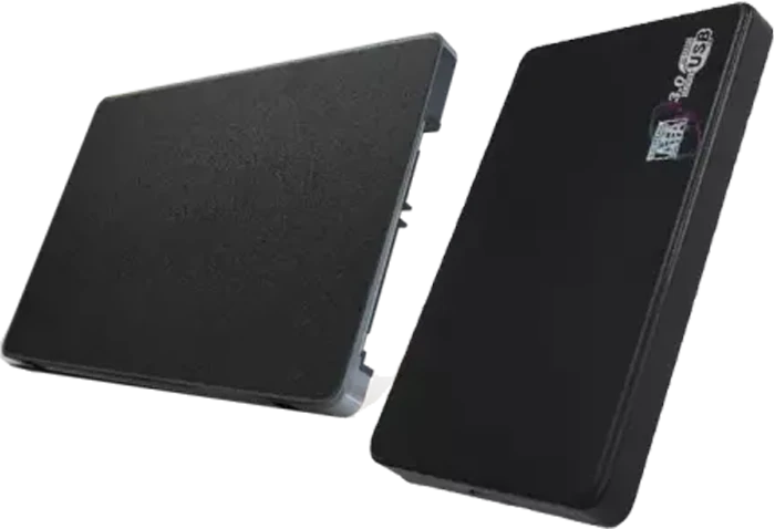 حافظه SSD اکسترنال 1 ترابایت (حافظه SSD اینترنال 1 ترابایت به همراه باکس حافظه 2.5 اینچی)