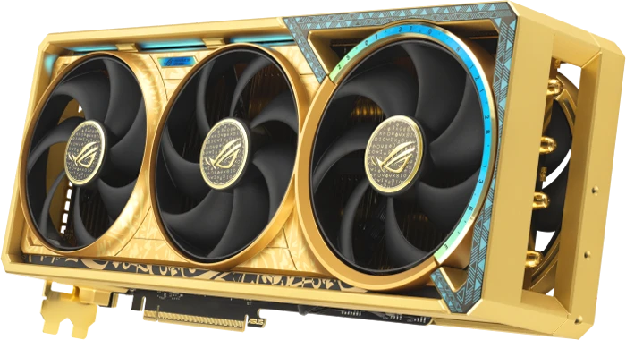 کارت گرافیک ASUS مدل ROG Astral GeForce RTX 5090 Dhahab OC Edition