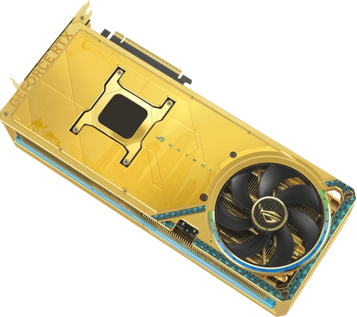 کارت گرافیک ASUS مدل ROG Astral GeForce RTX 5090 Dhahab OC Edition
