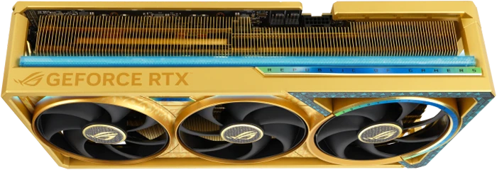 کارت گرافیک ASUS مدل ROG Astral GeForce RTX 5090 Dhahab OC Edition