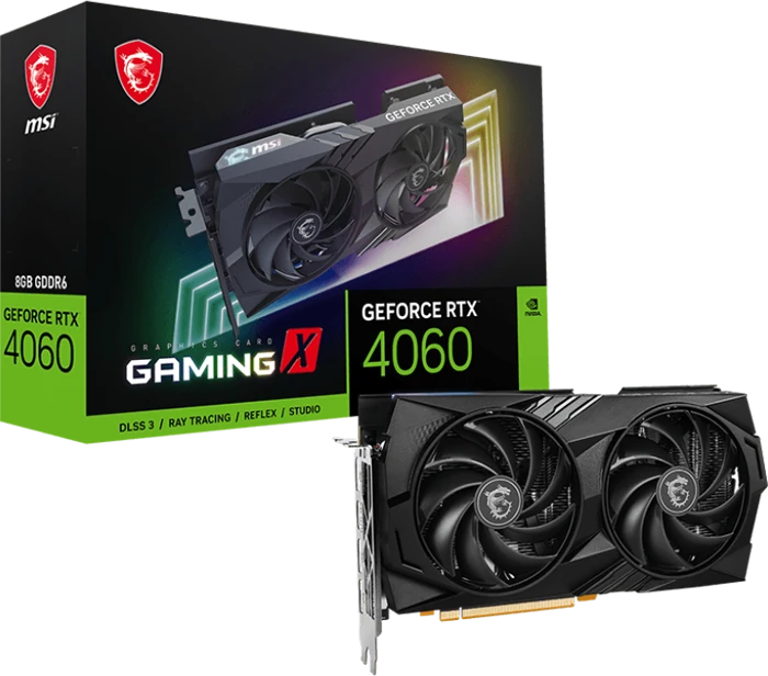 کارت گرافیک MSI مدل GeForce RTX 4060 GAMING X 8G