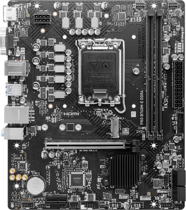 مادربرد MSI مدل PRO B760M-E DDR4
