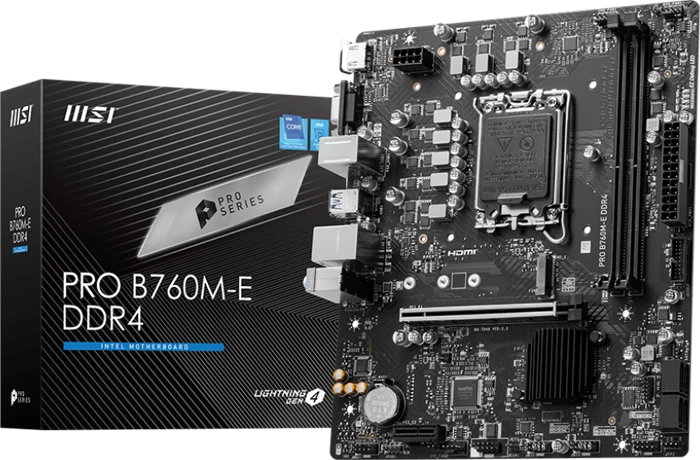 مادربرد MSI مدل PRO B760M-E DDR4