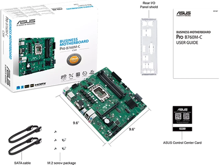 مادربرد ASUS مدل Pro B760M-C-CSM