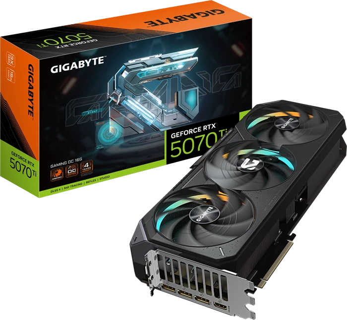 کارت گرافیک GIGABYTE مدل GeForce RTX 5070 Ti GAMING OC 16G