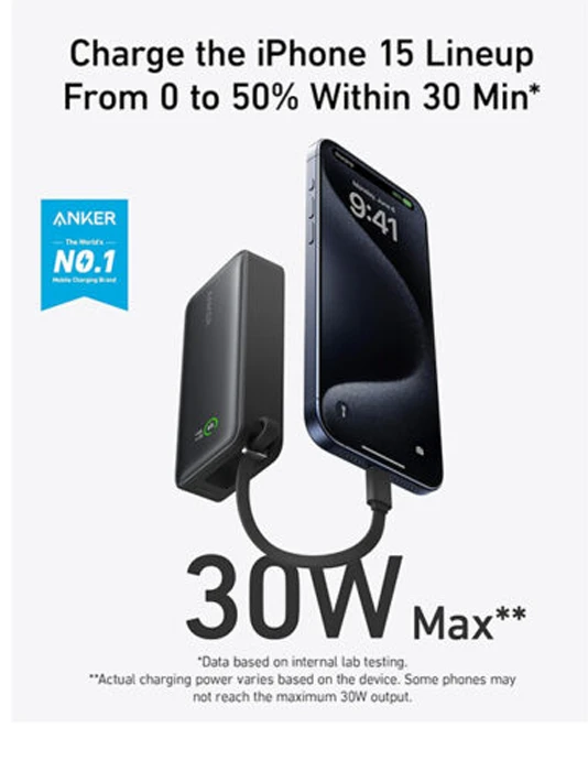 پاور بانک 10000 میلی آمپر ساعت Anker مدل Nano A1259