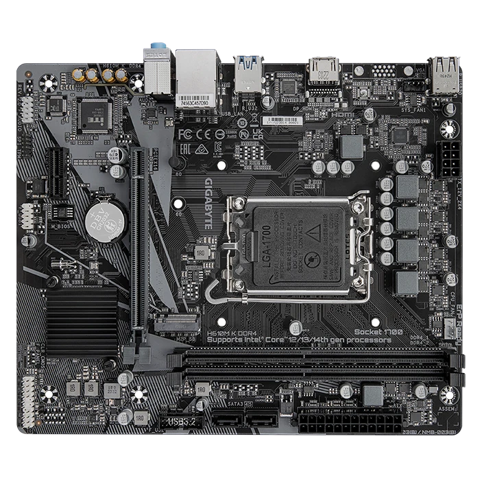مادربرد GIGABYTE مدل H610M K DDR4 (rev. 2.0)