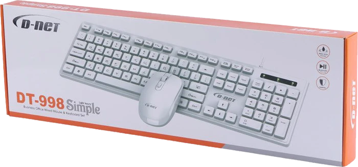 کیبورد و موس سیمی D-Net مدل DT-998