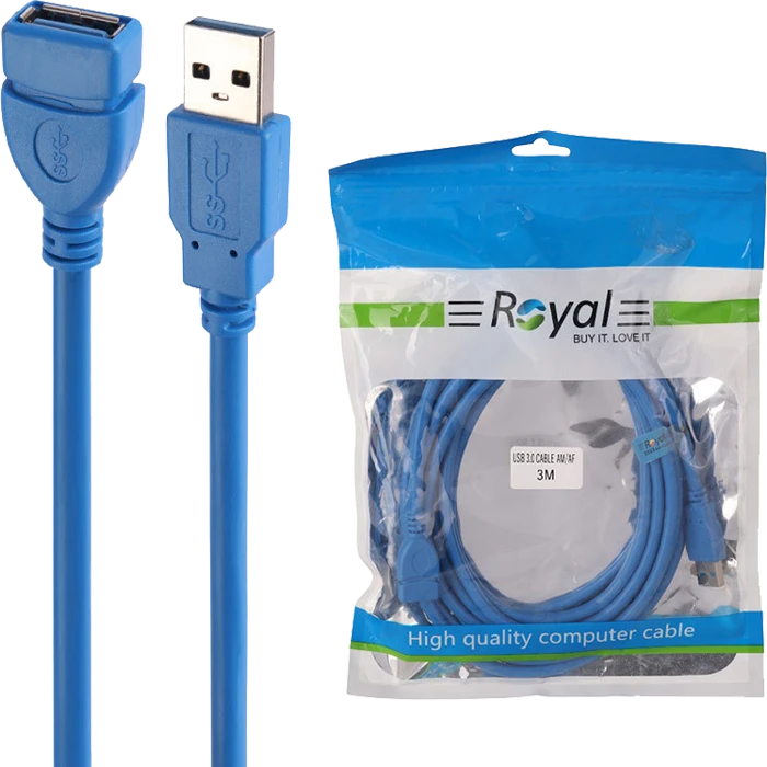 کابل افزایش طول 3 متری Royal
