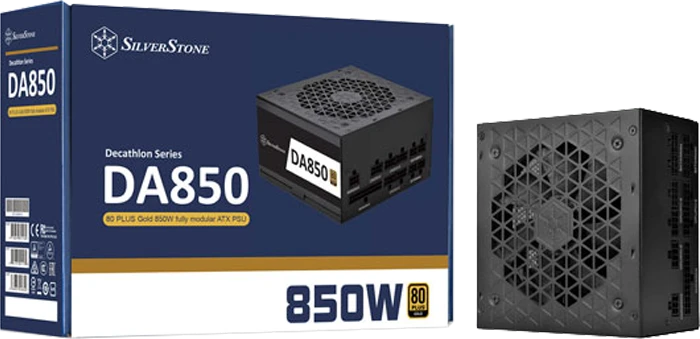 پاور 850 وات Silver stone مدل DA850 Gold 80 Plus Gold