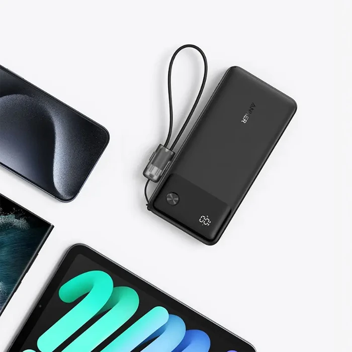 پاور بانک 10000 میلی‌آمپر ساعت Anker مدل Pocket sized A1388