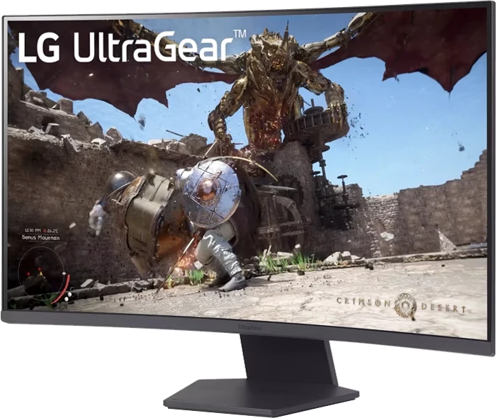 مانیتور گیمینگ 31.5 اینچ LG مدل 32GS60QC-B