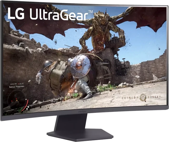 مانیتور گیمینگ 31.5 اینچ LG مدل 32GS60QC-B