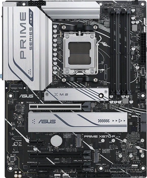 باندل مادربرد Asus Prime X670-P به همراه پردازنده AMD Ryzen 7 7700X