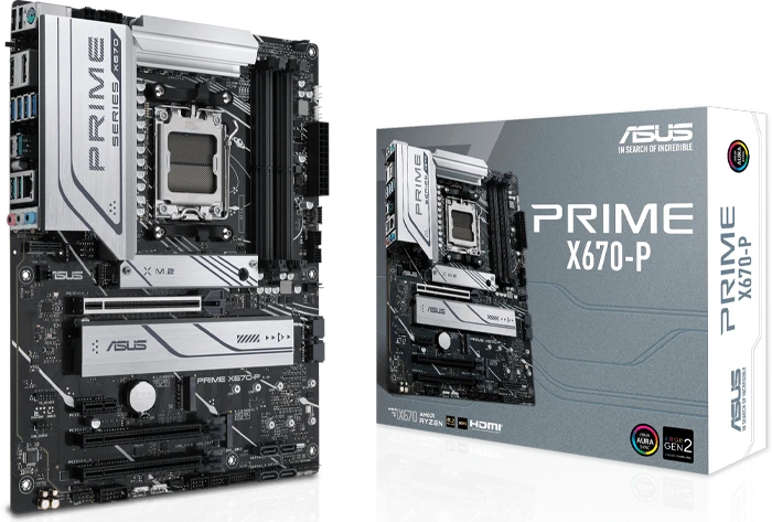 باندل مادربرد Asus Prime X670-P به همراه پردازنده AMD Ryzen 7 7700X