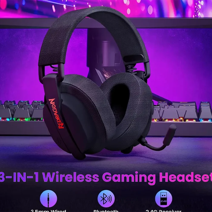 هدست بی سیم گیمینگ Redragon مدل H888