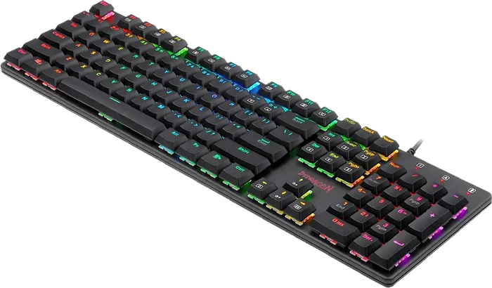 کیبورد سیمی گیمینگ Redragon مدل Shrapnel K589 RGB با سوئیچ قرمز