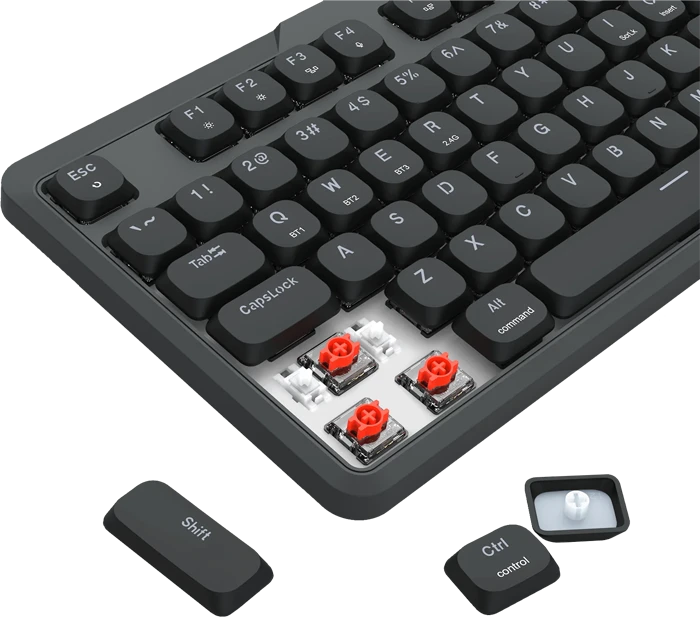 کیبورد بی سیم گیمینگ Redragon مدل AETHER K706 PRO با سوئیچ قرمز