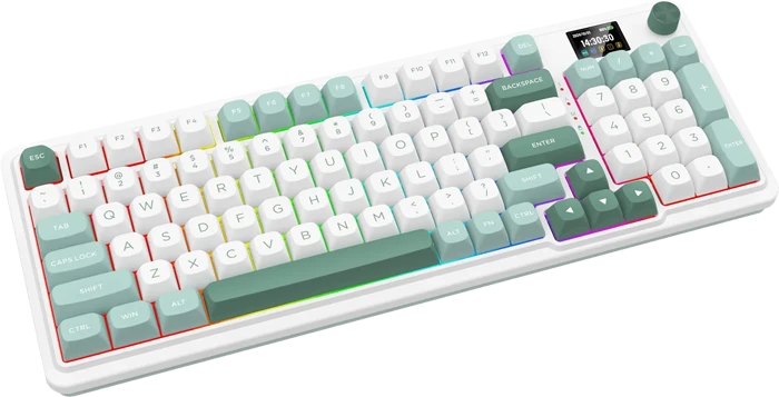 کیبورد بی سیم گیمینگ Redragon مدل GALATIN PRO 719WG RGB با سوئیچ Mint Mambo
