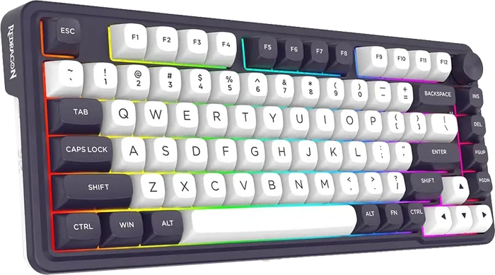کیبورد بی سیم گیمینگ Redragon مدل FINKE QMK K715 RGB