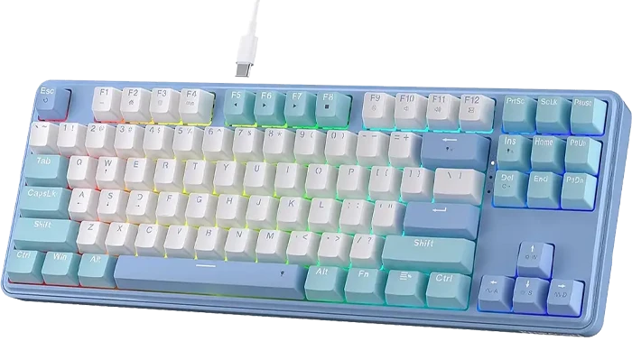 کیبورد سیمی گیمینگ Redragon مدل Starblade K707 WBB RGB