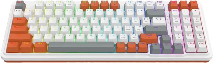 کیبورد سیمی گیمینگ Redragon مدل Gloria K664 WOG RGB با سوئیچ قرمز
