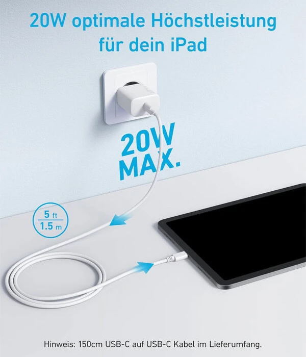 شارژر دیواری Anker مدل Select Charger B2347 به همراه کابل Type-C
