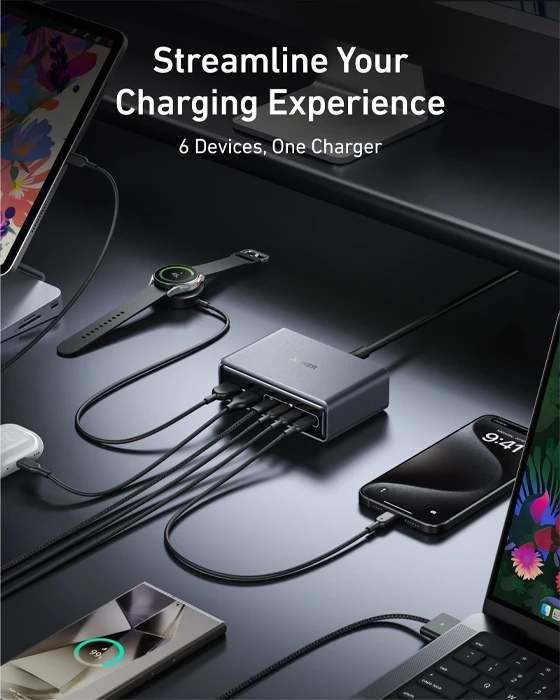 شارژر رومیزی Anker مدل Prime Charger A2683341‌
