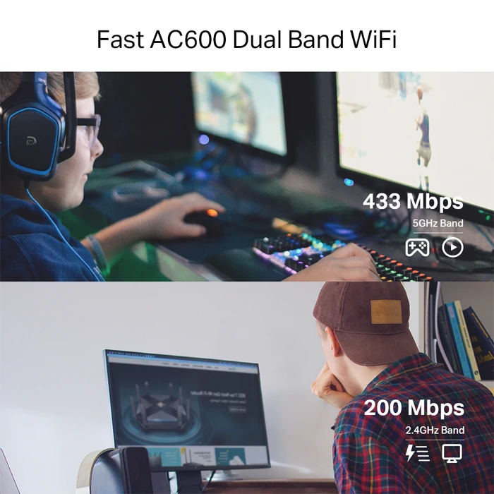 کارت شبکه بی سیم Tp-Link مدل Archer T2E AC600