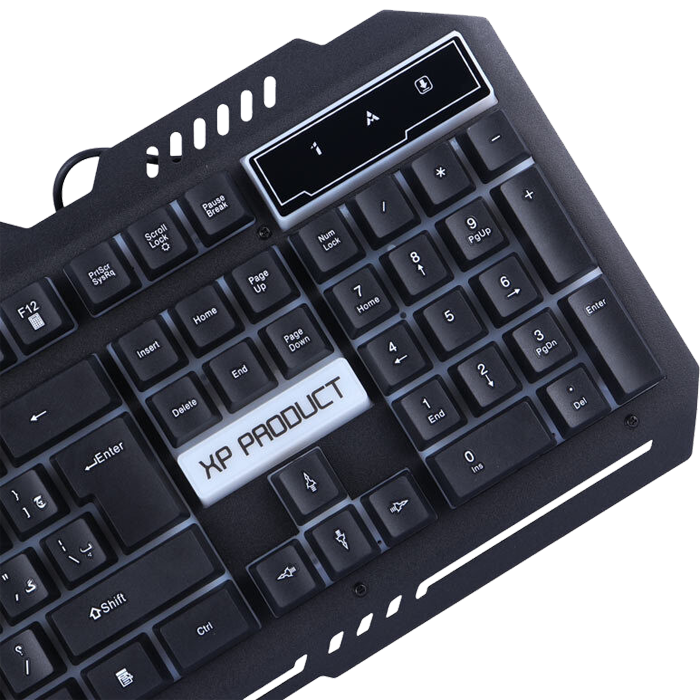 کیبورد و موس سیمی گیمینگ XP Product مدل XP-11400N