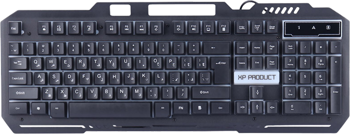 کیبورد و موس سیمی گیمینگ XP Product مدل XP-11400N