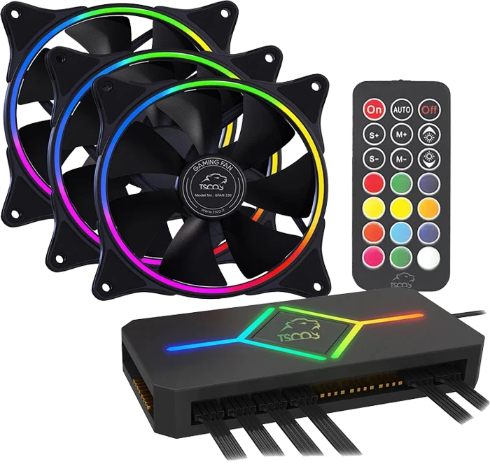 پک 3 تایی فن کیس Tsco مدل Gaming GFAN 330