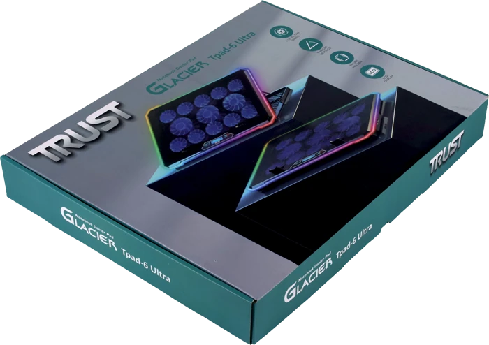 خنک کننده لپ تاپ Trust مدل GLACIER TPAD-6 Ultra