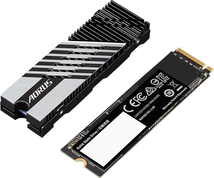 حافظه SSD اینترنال 1 ترابایت Gigabyte مدل AORUS Gen4 7300 