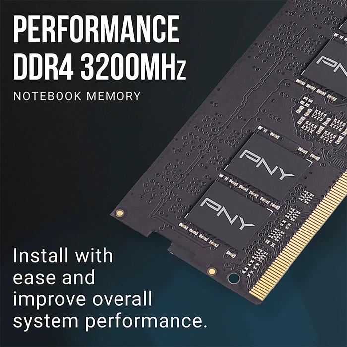 رم لپ تاپ 8 گیگابایت PNY مدل Performance DDR4 3200MHz