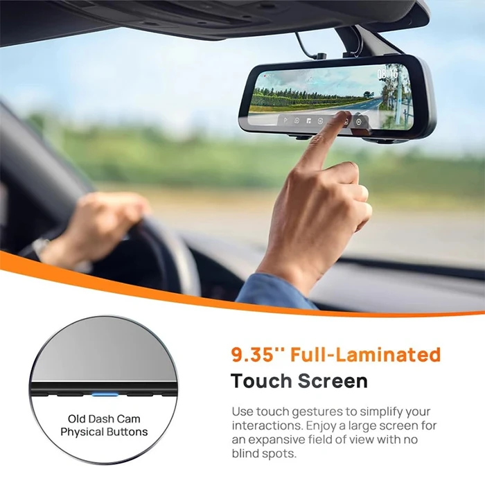 آینه هوشمند خودرو 70Mai مدل 70mai Rearview Dash Cam S500 به همراه دوربین