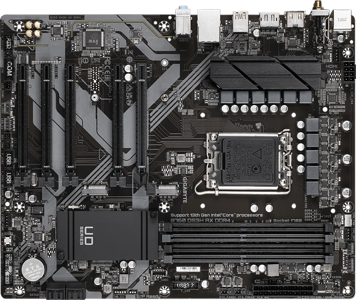 مادربرد GIGABYTE مدل B760 DS3H AX DDR4 (rev. 1.x)